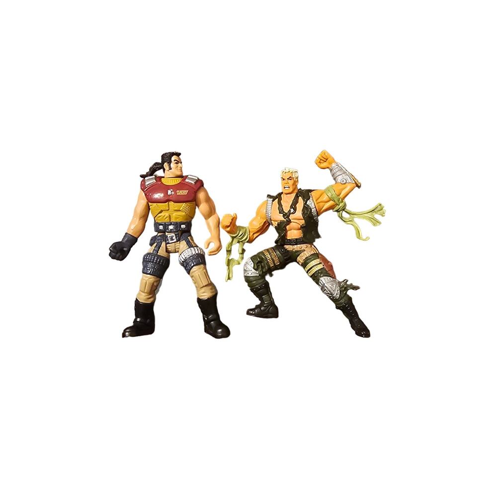 1990s GI. Joe Action Figures Extreme Ballistic and Extreme LT stone